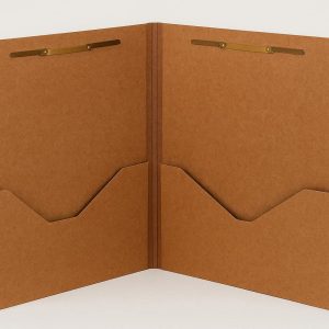 19 Heavy Duty Pressboard Folder with Fasteners and Pockets for Legal Documents