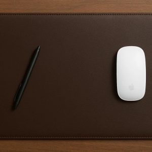 25 Premium Leather Desk Pad for Office Writing Surface and Mouse Use